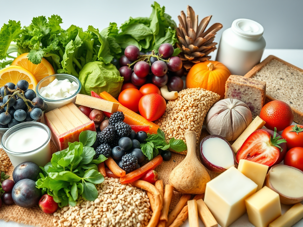 Comida Nutricionista Mas Variada Con Todo Tipo De Alimentos